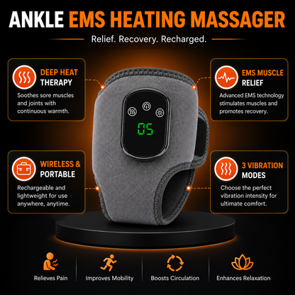 Relivoz Heated EMS Ankle Massager