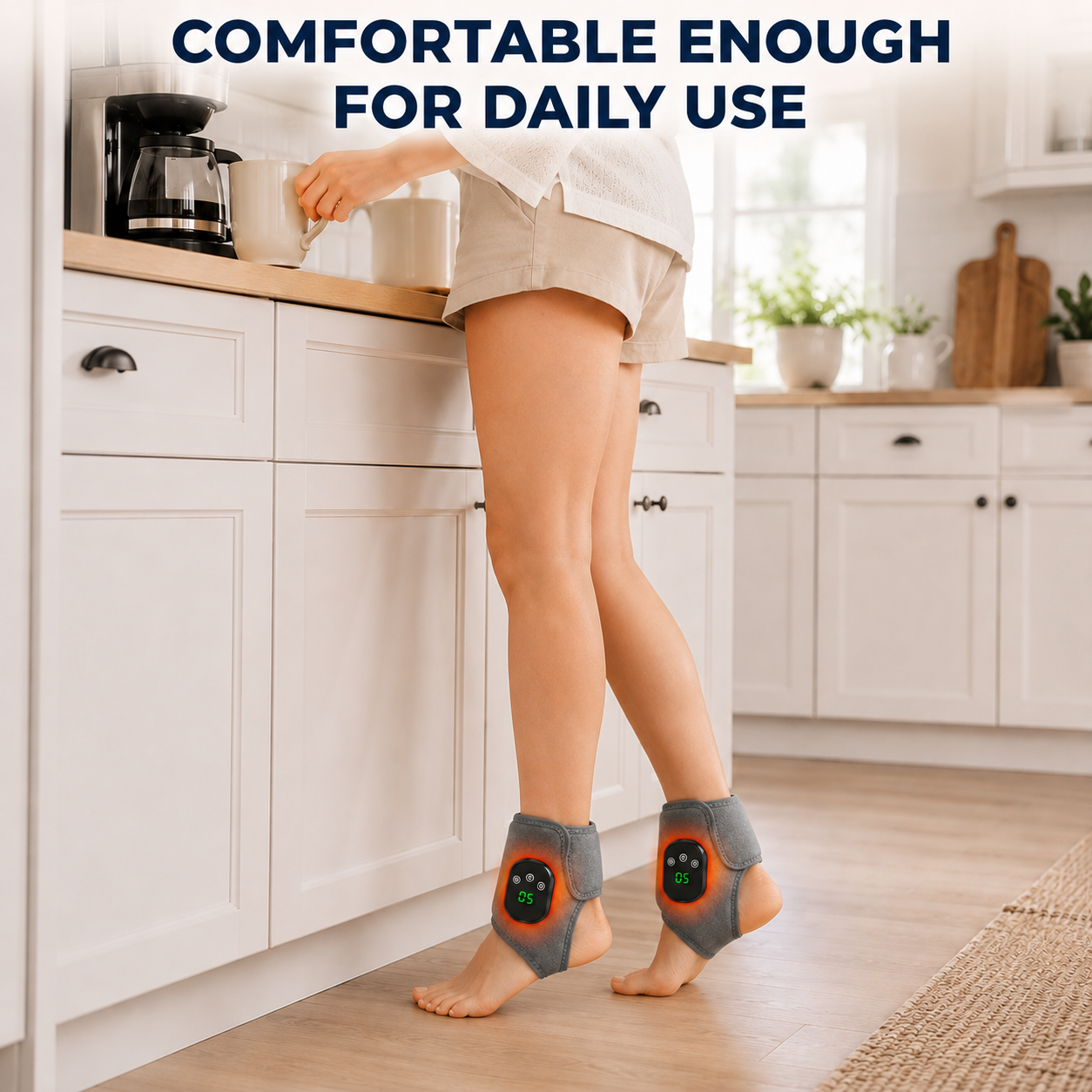 Relivoz Heated EMS Ankle Massager